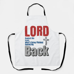 Herr schütze mich Christlicher Glaube Shirt Design Schürze