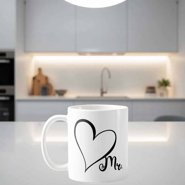 Herr Schwarzherz-Tasse Kaffeetasse (Von Creator hochgeladen)