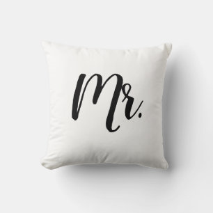 Herr Script Bedroom Wedding Pillow Kissen