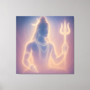 Herr Shiva Leinwanddruck