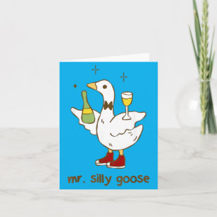 Herr Silly Goose Hochzeit Junggesellenabschied Lus Karte