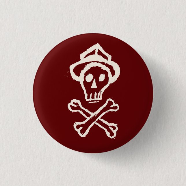 Herr Skullington - Bloody Rot Button (Vorderseite)