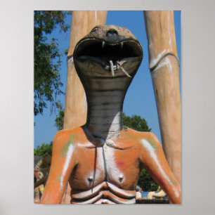 Herr Snake AKA Cobra Leiter ... Buddhist Hell Poster