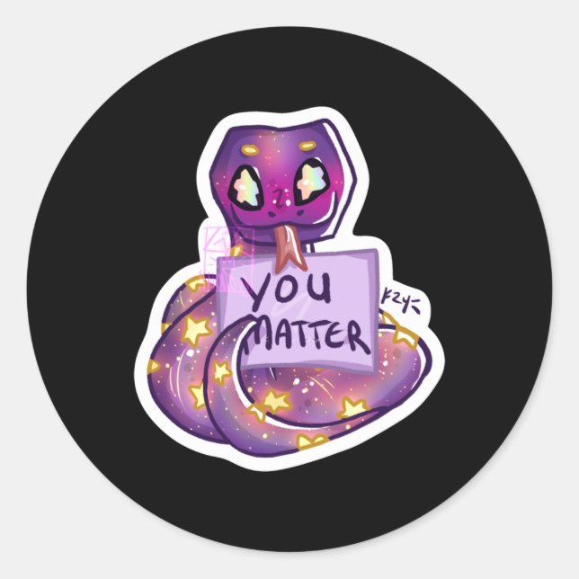 Herr Snek sagt, Sie sticker (Vorderseite)