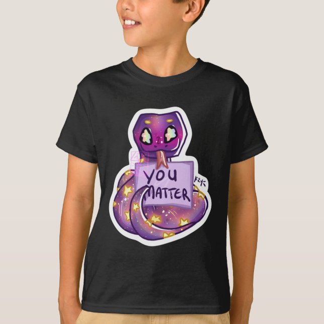 Herr Snek sagt, Sie sticker T-Shirt (Vorderseite)
