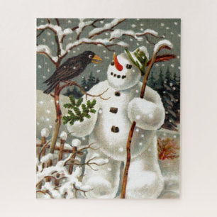 Herr Snowman und Herr Crow Puzzle