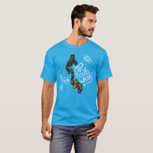 Herr South Whidbey 2026 Farbige Grafik T-Shirt