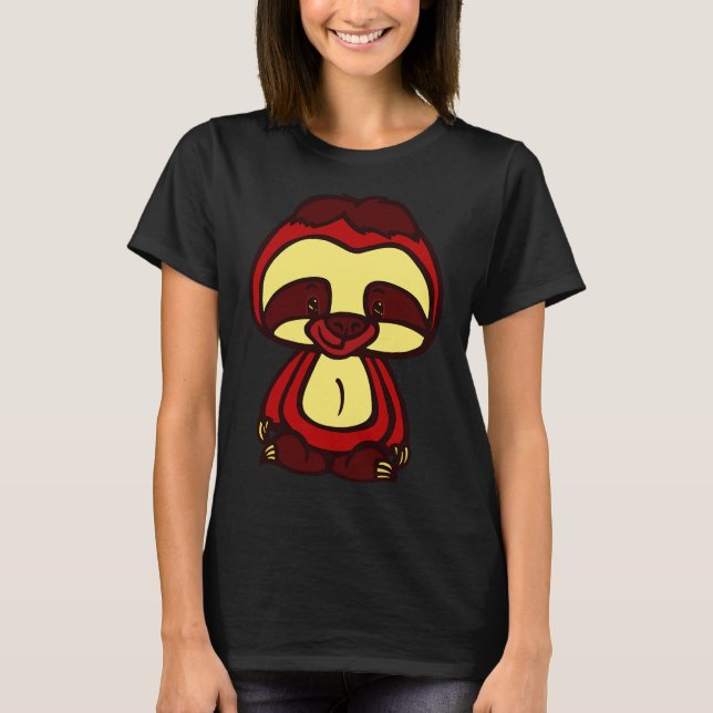 Herr Squiggles and Friends Herr Sloth T-Shirt (Vorderseite)
