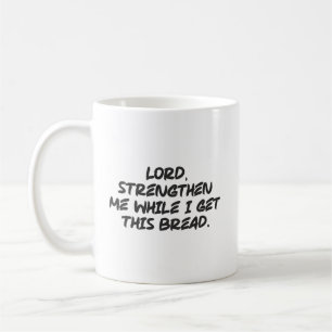 Herr, stärken Sie mich - Glaube Christlich Motivie Kaffeetasse