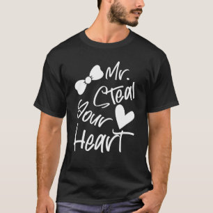 Herr Steal Your Heart For Boys Toddlers Valentine' T-Shirt