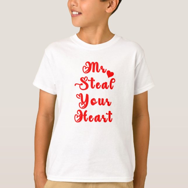 Herr Steal Your Heart T-Shirt (Vorderseite)