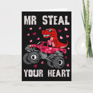 Herr, stehlen Sie Ihr Herz Dinosaurier Monster Tru Karte