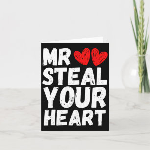 Herr, stehlen Sie Ihr Herz Valentinstag Jungen Kin Karte