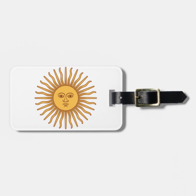 Herr Sun Gepäckanhänger (Vorderseite horizontal)