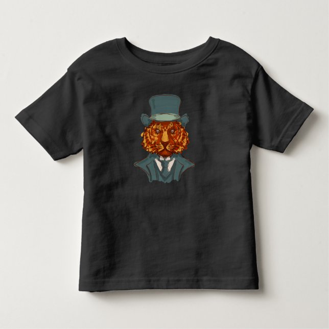 Herr Tiger Kleinkind T-shirt (Vorderseite)