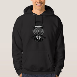 Herr Tiger (schwarz-weiß) Hoodie