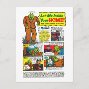 Herr Toad wird Ihr Leben verändern! Postkarte