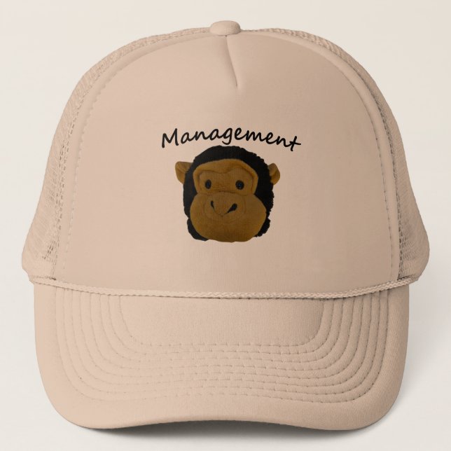 Herr Trouble-Funny und Funky Caps and Visors Truckerkappe (Vorderseite)