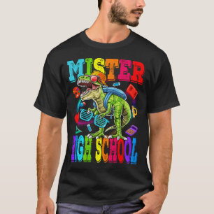 Herr Typ Monster Truck Dinosaur Fir T-Shirt