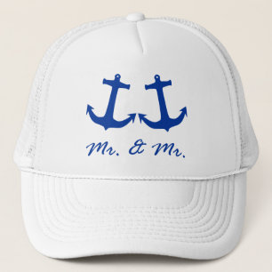HERR-U. EHE-HUT HERR-BLUE ANCHORS TRUCKERKAPPE