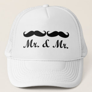 HERR-U. EHE-HUT HERR-MUSTACHE TRUCKERKAPPE
