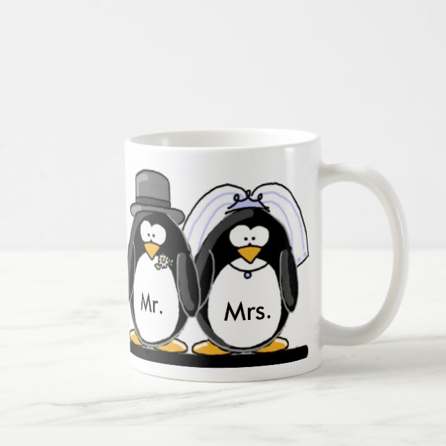 Herr u. Frau Penguin Tasse (Rechts)
