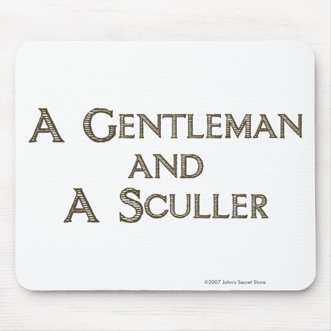 Herr u. Sculler Mousepad (Vorne)