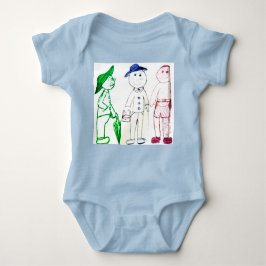 Herr Umbrella und seine beiden Freunde Baby Strampler