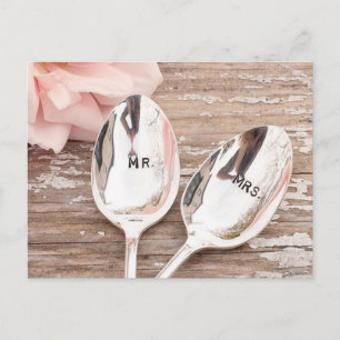 Herr. Und Feierentwurf Frau Wedding Postkarte