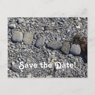 Herr und Frau Beach Rocks im Bar Harbour Postkarte