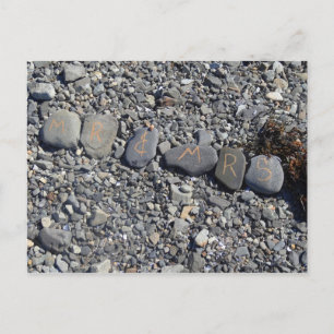 Herr und Frau Beach Rocks in Bar Harbor Postkarte