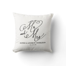 Herr und Frau Classy Typography Script Wedding