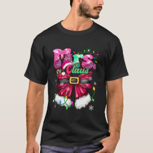 Herr und Frau Claus Couple Leopard Santa Retro Chr T-Shirt