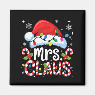 Herr und Frau Claus Paare passende Illustration Magnet