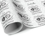 Herr und Frau Damask Styled Wedding Design Geschenkpapier<br><div class="desc">Herr- und Fraudamask Style Hochzeitspapier. Zusammen für immer. Eine große Weise, ihr Hochzeitsgeschenk einzuwickeln. ⭐ dieses Produkt ist kundengerechtes 100%. Grafiken und/oder Text können gelöscht werden, bewegt worden, die Größe neu bestimmt, herum geändert, gedreht, ETC… 99% meiner Entwürfe in meinem Speicher werden getan in den Schichten. Dieses macht es einfach,...</div>