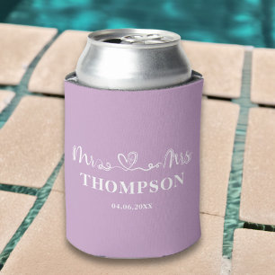 Herr und Frau Elegant Simple Lilac Lila Dosenkühler