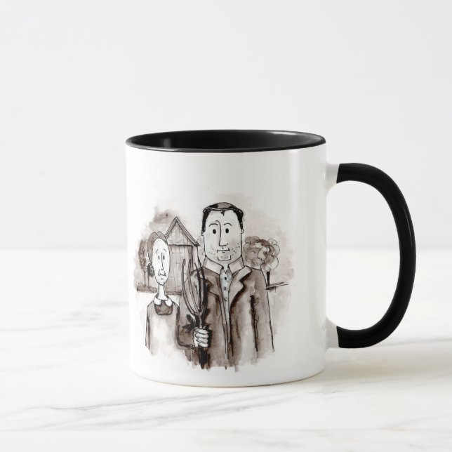 Herr und Frau Farmer Mug Tasse (Rechts)