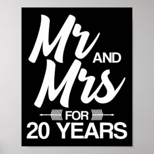 Herr und Frau für 20 Jahre 20 Jahre Poster