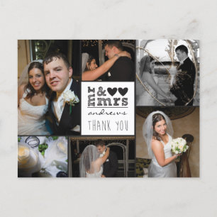 Herr und Frau Hearts danken Ihnen für Ihre Fotokar Postkarte