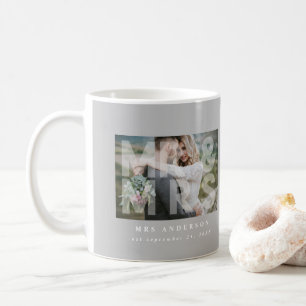 Herr und Frau Hochzeit Foto begünstigen Geschenk Kaffeetasse