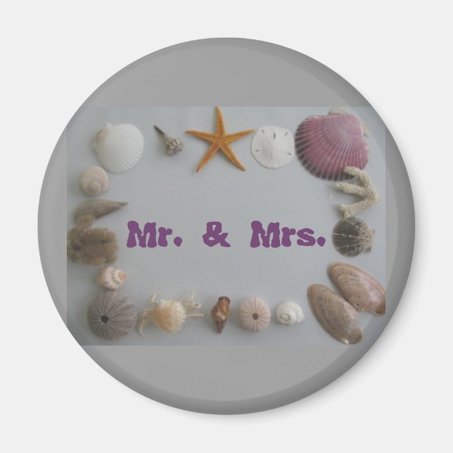 Herr und Frau Honeymoon Magnet (Vorne)