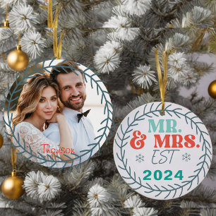Herr und Frau  Keramik Ornament