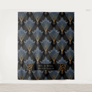 Herr und Frau Luxus Elegante Kunst Trendige Deco M Wandteppich
