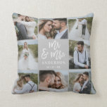 Herr und Frau Multi-Foto-Hochzeitsgeschenk Kissen<br><div class="desc">Multi Foto Mr. und mrs Hochzeit Familiengeschenk. Ideal Hochzeit,  neue Zuhause,  Jubiläum,  Geburtstag oder Weihnachtsgeschenk. Ein lustiger Weg,  alle Ihre schönen Fotos zu zeigen.</div>