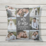 Herr und Frau Multi-Foto-Hochzeitsgeschenk Kissen<br><div class="desc">Multi Foto Mr. und mrs Hochzeit Familiengeschenk. Ideal Hochzeit,  neue Zuhause,  Jubiläum,  Geburtstag oder Weihnachtsgeschenk. Ein lustiger Weg,  alle Ihre schönen Fotos zu zeigen.</div>