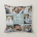 Herr und Frau Multi-Foto-Hochzeitsgeschenk Kissen<br><div class="desc">Multi Foto Mr. und mrs Hochzeit Familiengeschenk. Ideal Hochzeit,  neue Zuhause,  Jubiläum,  Geburtstag oder Weihnachtsgeschenk. Ein lustiger Weg,  alle Ihre schönen Fotos zu zeigen.</div>