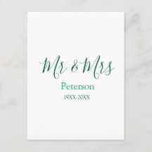 Herr und Frau Nachname heirateten im Jahr Hochzeit