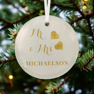 Herr und Frau Ornament Aus Glas