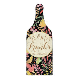 Herr und Frau Personalisierter Herbstschneidaussch Schneidebrett