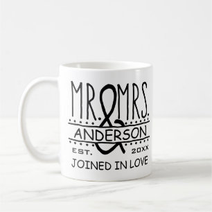 Herr und Frau Personalized Wedding letzter Tasse